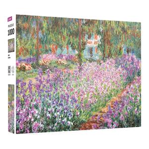 密匙莫奈花园1000片成人名画拼图