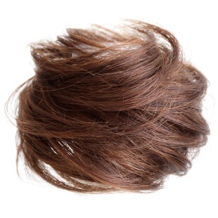 低丸子头假发女真发蓬松盘发发圈后脑勺发包假发圈增发量神器发饰