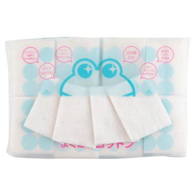 化妆棉cosmestore小青蛙高吸水