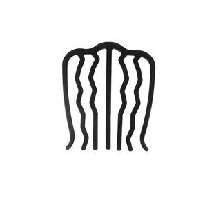 懒人盘发神器固定丸子头插梳发梳发簪倒插u型发夹职业造型头饰女