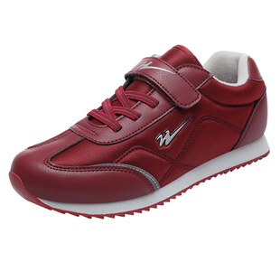 双星布鞋女款老人鞋2025新款轻便泡沫底运动鞋防滑软底老年妈妈鞋