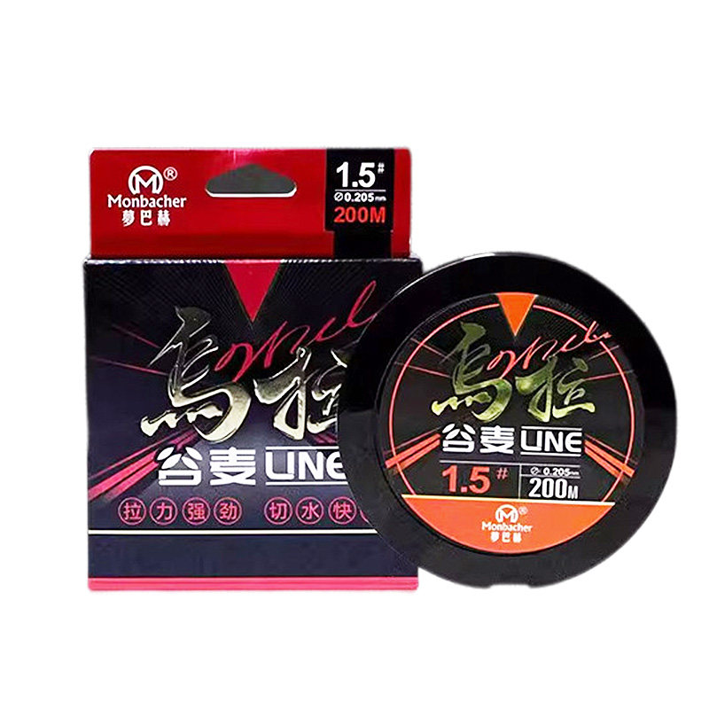梦巴赫乌拉谷麦线超强耐磨抗卷曲谷麦逗钓滑漂远投鱼线超软拉力强