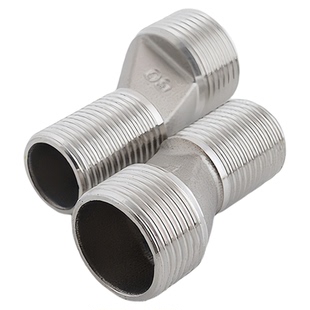 304国标淋浴龙头不锈钢花洒加长加厚变径曲脚弯脚偏心拐脚弯曲角