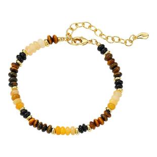 【明星同款】ARSIS虎眼石财运串珠手链小众设计美拉德简约百搭女