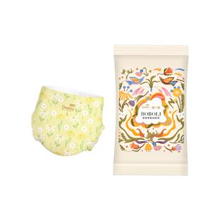 爸比船长眠秘波波里花园系列装纸尿裤新生儿拉拉裤透气瞬吸敏肌u