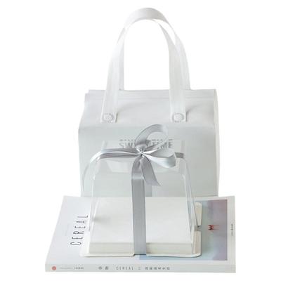 时尚烘焙透明4寸蛋糕盒包装盒子