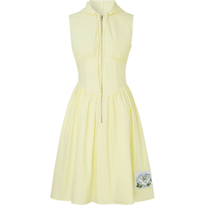 【折扣】SHRIMPS 女连帽棉质衬衫裙连衣裙