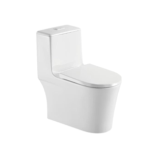 瑞尔特普通马桶家用无棱内壁虹吸卫生间大U型节水一体式坐便器