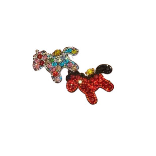 新年马上有钱轻奢满钻小马发夹女2026新款高级感前额刘海边夹头饰