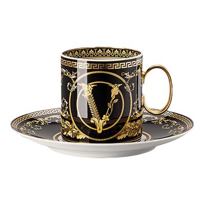 Versace女神维尔图斯黑色咖啡杯