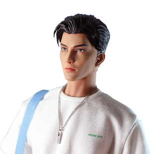 现货 HWtoys1/6胡玩至绝注艺 车至宇 男兵人头雕模型帅哥手办人偶