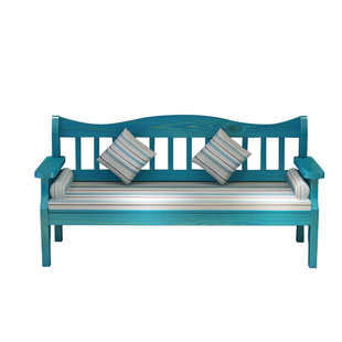 实木长椅阳台休闲靠背椅家用客厅咖啡厅做旧三人双人单人沙发椅