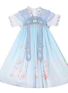 女童夏装新款汉服儿童唐装襦裙