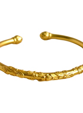 高级感轻奢2025新款开口沙金手镯