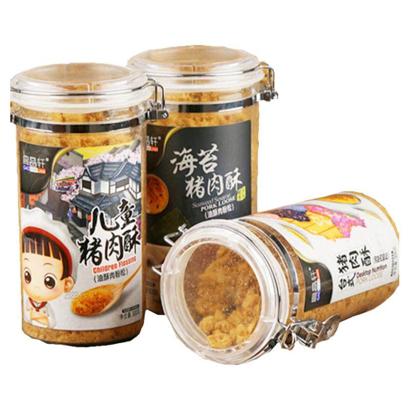 高品轩猪肉酥福建龙岩早餐拌饭
