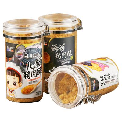 高品轩猪肉酥福建龙岩早餐拌饭