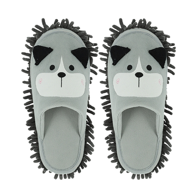 可拆卸保暖静音家居擦地板拖鞋