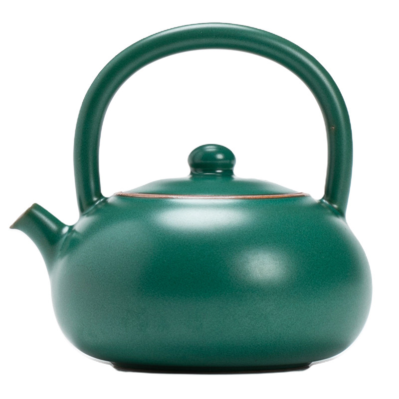 祖母绿提梁壶小号温茶煮茶壶
