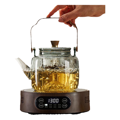 高硼硅玻璃【蒸煮两用】煮茶壶