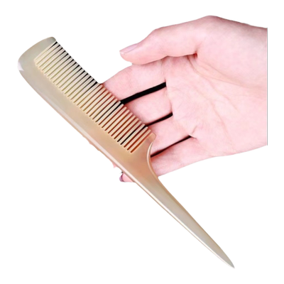 牛角尖尾梳挑发编发羊角梳子