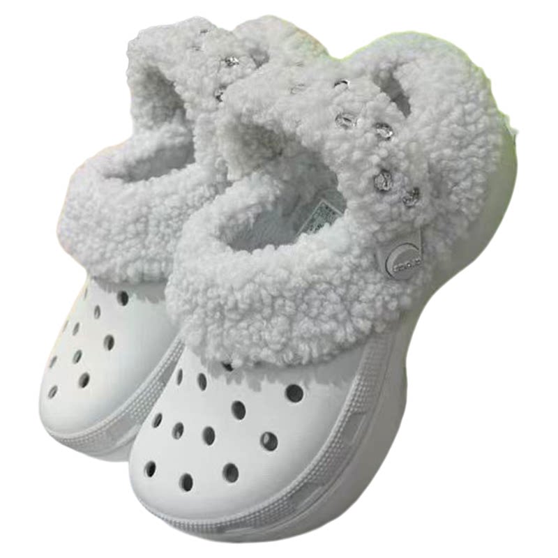 卡骆驰经典云朵暖棉洞洞鞋Crocs