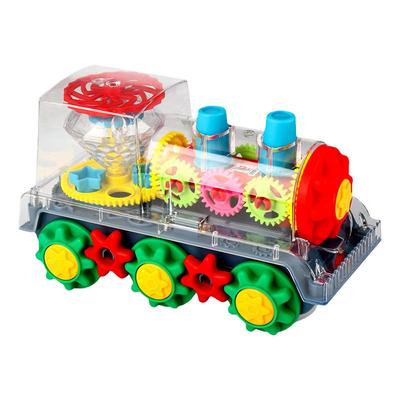 儿童0-1岁电动齿轮火车玩具车