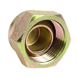 液压碳钢油管堵头CD型永华标准4c9c公制英制内丝外丝耐高压堵帽