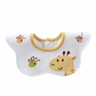 婴儿口水巾纯棉防水a类女男宝宝围脖围嘴秋冬新生幼儿围兜口水兜