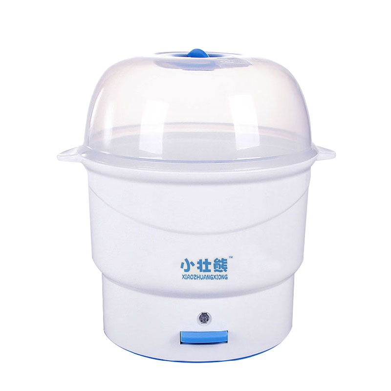 小壮熊婴儿奶瓶消毒器自动高温蒸汽快速杀菌大容量家用不锈钢锅柜