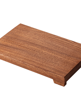 沙比利底座实木中式长方形摆件