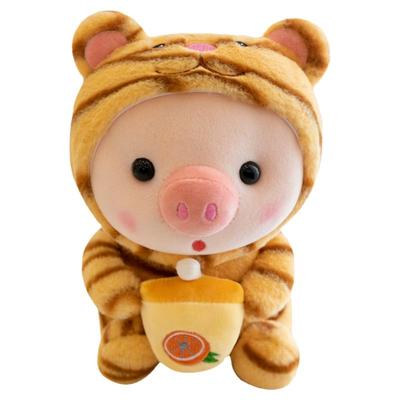 奶茶毛绒玩具闺蜜圣诞小猪布娃娃