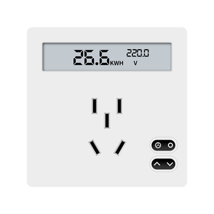 86型计量插座家用电表电费显示电力监测器电量测试仪功率功耗电表