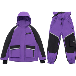 VECTOR玩可拓滑雪服女加棉加厚外套上衣修身单双板装备滑雪衣男款