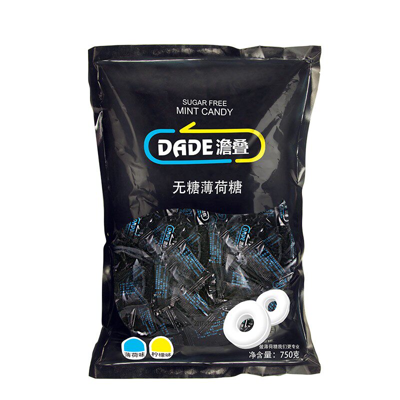 澹叠750g清凉混合无糖薄荷糖独立
