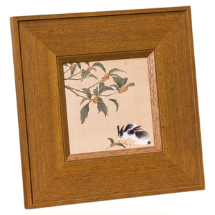 法式复古轻奢实木相框高级感画框空框中古风装饰定制摆台油画装裱