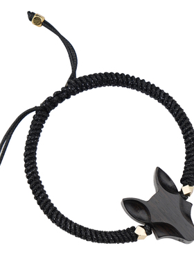 隐山檀木狼手链情侣手工节日礼物