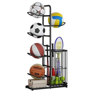 篮球收纳架家用室内简易足球排球整理收纳筐儿童球类摆放置物架子