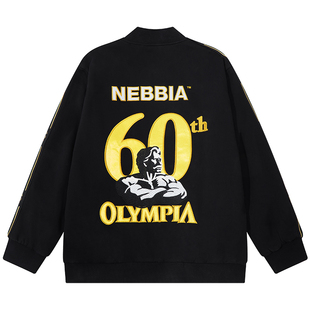 2024奥赛新款外套秋冬健身运动健美PRO棒球服60周年衣服夹克卫衣