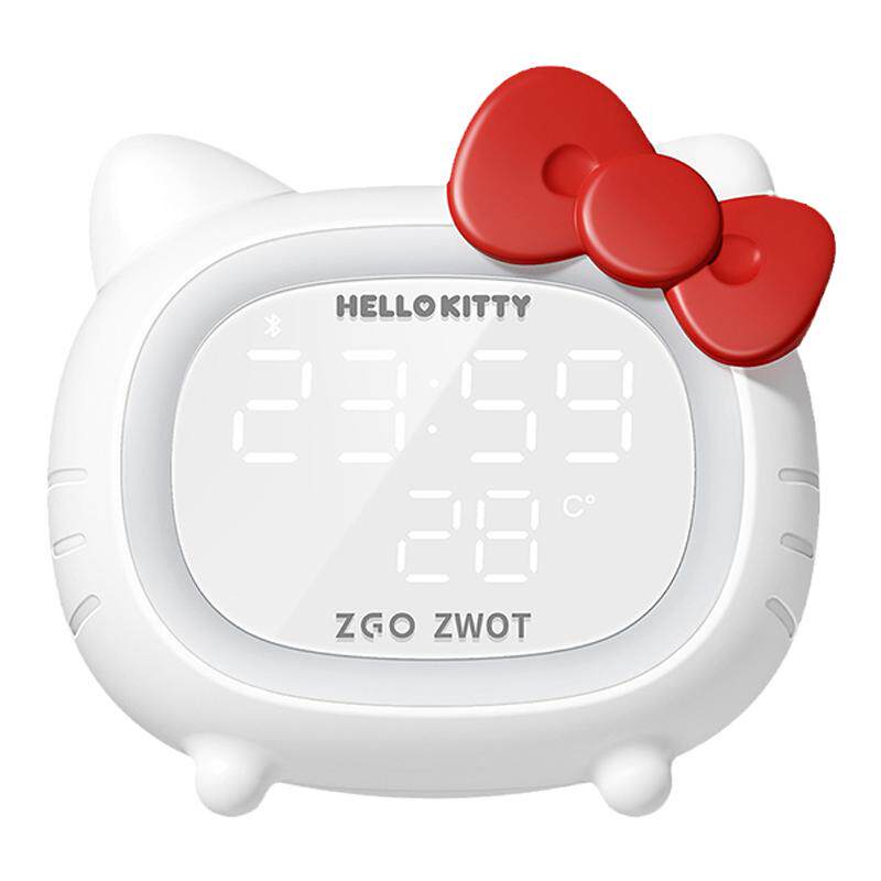 三丽鸥智能闹钟音响凯蒂猫女生生日礼物小夜灯HelloKitty蓝牙音箱
