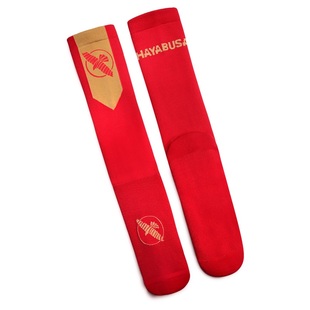 HAYABUSA隼拳击鞋运动袜子针织专业拳击健身跑步吸汗加厚男长筒袜