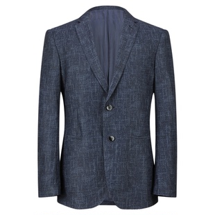 【高弹轻薄】浪登男士西装2025秋季新款休闲泡泡纱西服外套便西男