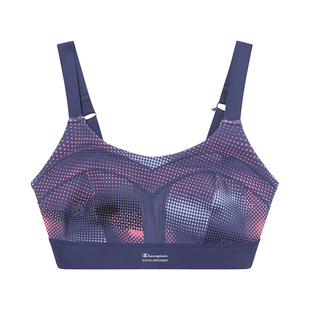 SHOCK ABSORBER运动文胸女全包围高强度支撑交叉肩带减震美背内衣