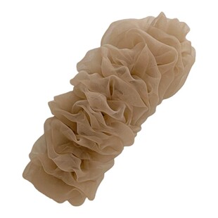 合适发量少扎头发神器横夹褶皱夏季短发半扎发夹女低马尾弹簧夹子