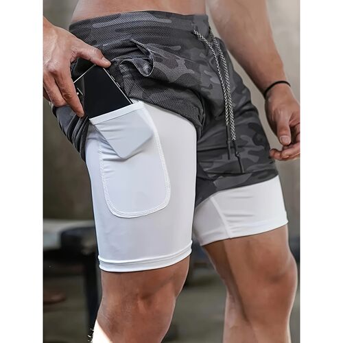 E 6409 Men's Breathable Quick-Dry Shorts 透气速干短裤