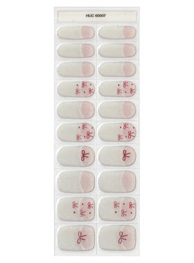 烤灯变硬半烤蝴蝶结猫眼美甲贴纸