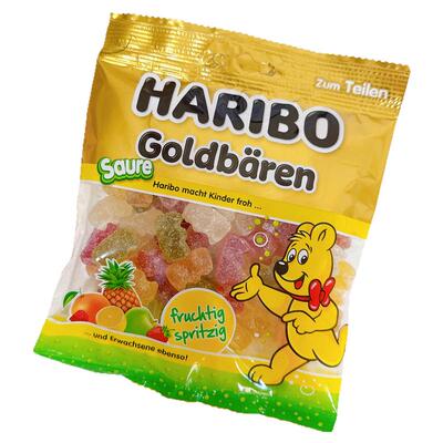 德国哈瑞宝软糖薯条像素金熊酸糖