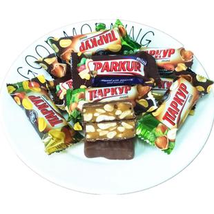 网红俄罗斯果仁巧克力涅夫斯基进口花生夹心糖果零食拉丝喜糖500g