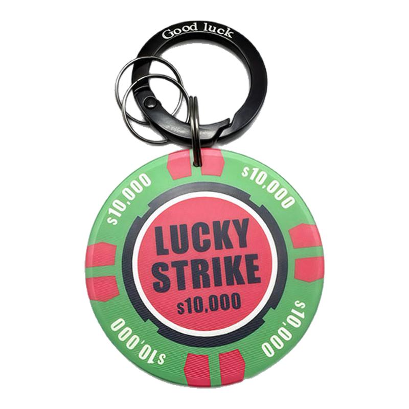 LuckyStrike好彩陶瓷筹码挂件