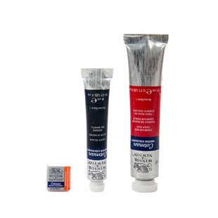 温莎牛顿歌文水彩颜料管装固体单支管状透明水彩24色水彩颜料分装