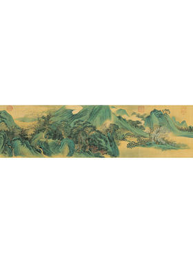 千里江山图可定制高清微压喷绘